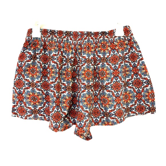 iris Pants - 💙Iris Tribal Print Shorts w. Pocket Size L